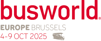 busworld red logo on white background